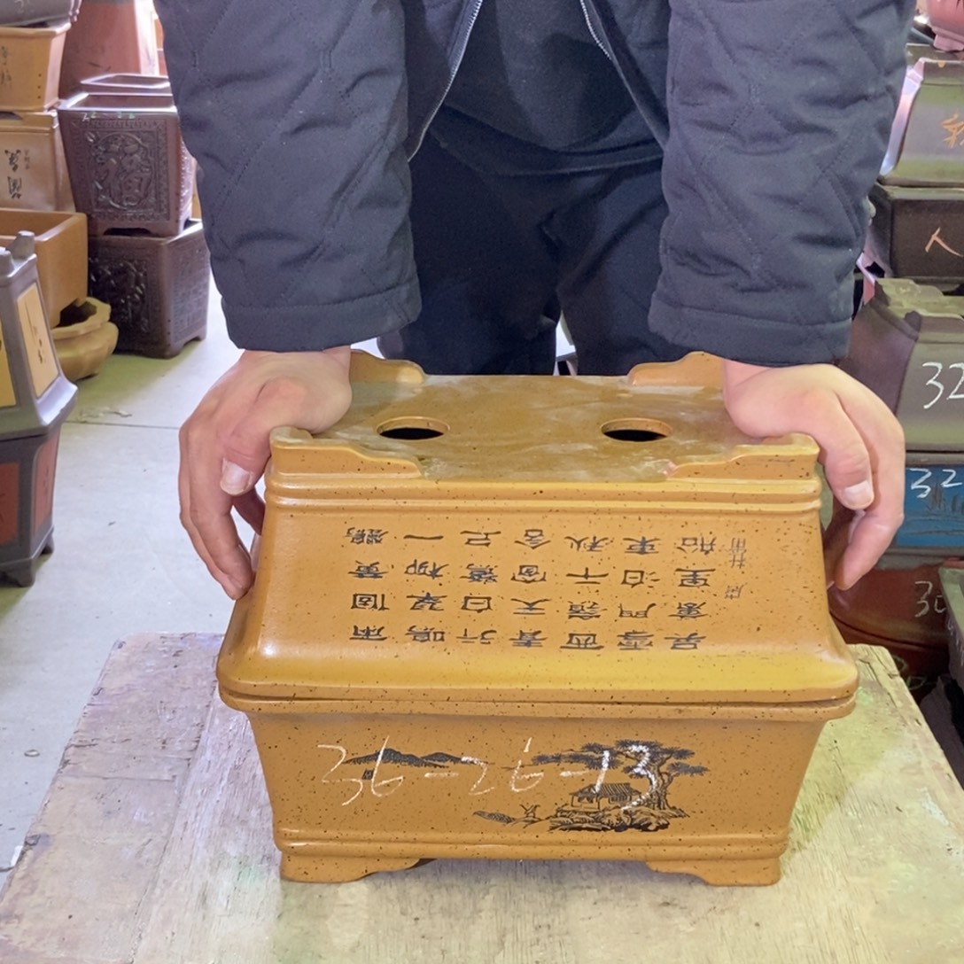 紫砂花盆紫砂紫砂