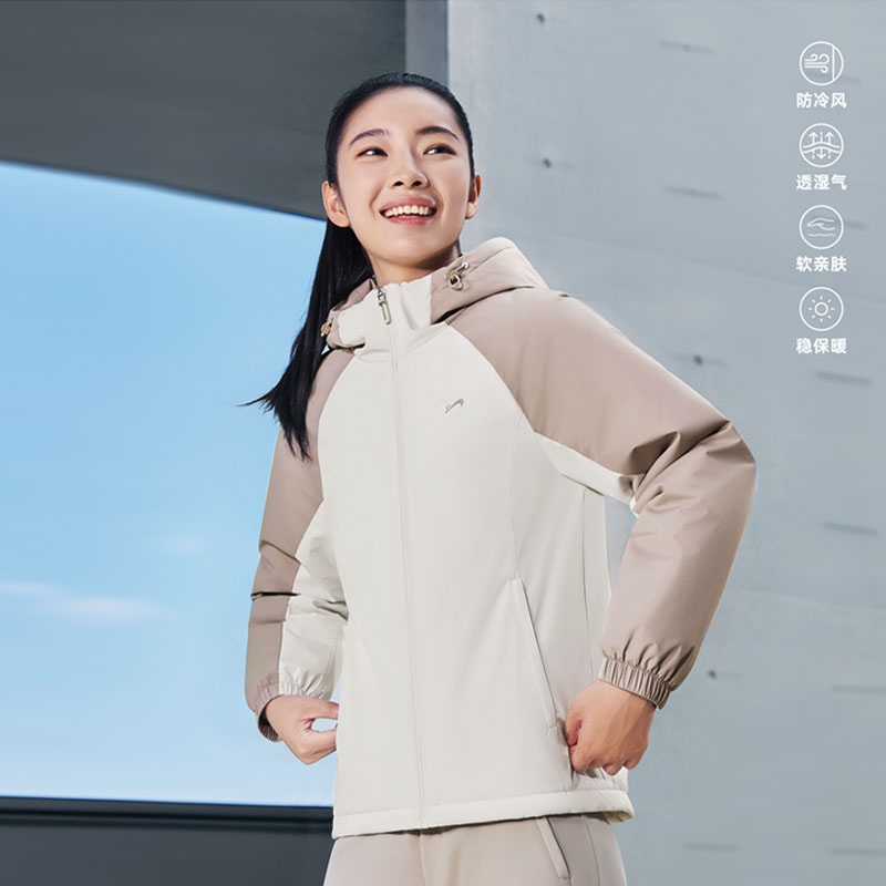 【贵人鸟-女棉服】冬季女款百搭时尚保暖户外运动棉服M1255086