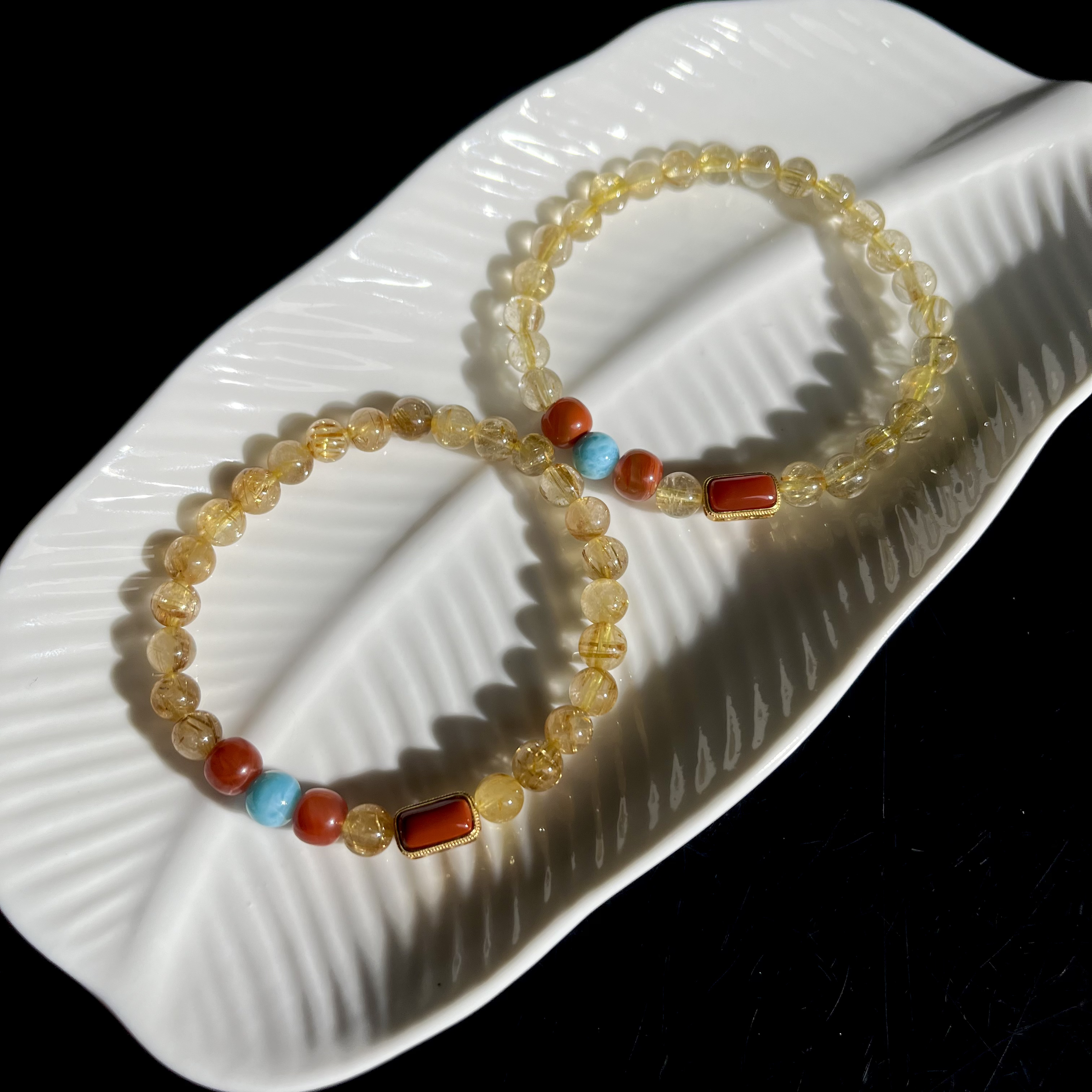 【大鱼甄选】钱途似锦手串6mm+YW107多样性发其一