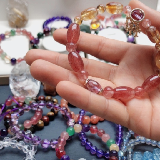 水晶手链未镶嵌水晶手链