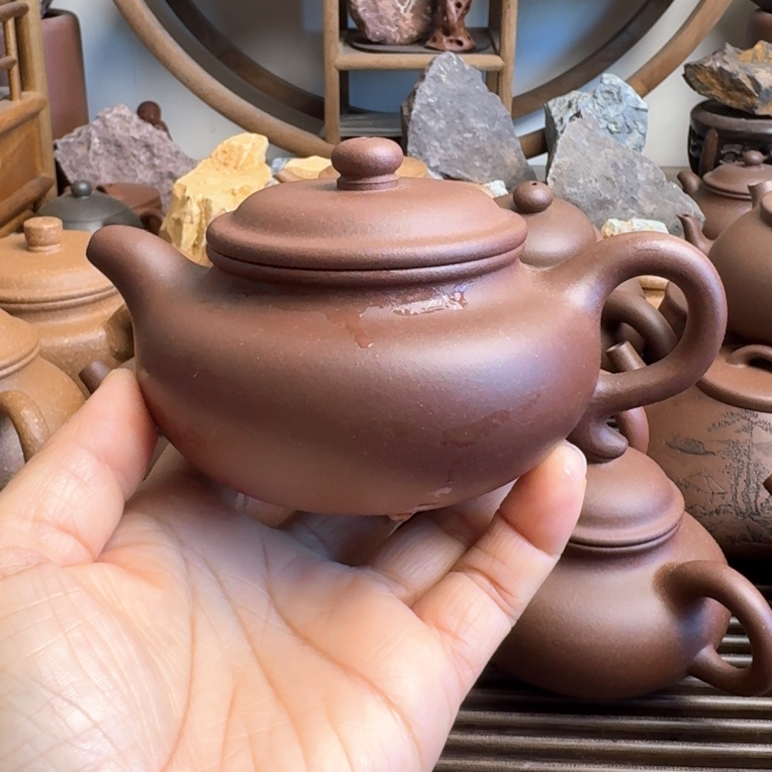 茶壶紫砂200cc仿古嫩底槽清