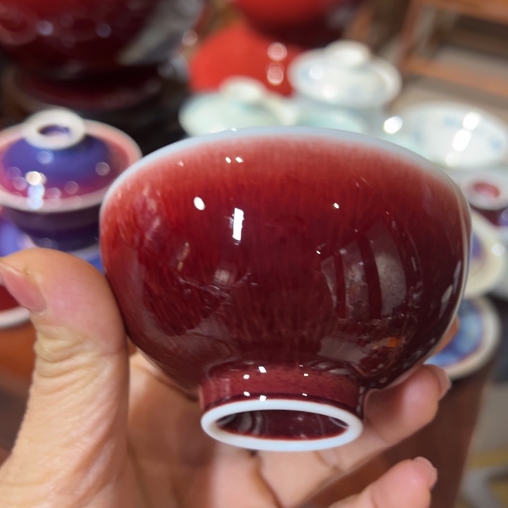 瓷片景德镇品艺轩郎红