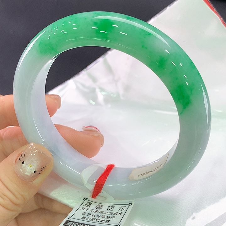 未镶嵌手镯翡翠正圈58-59