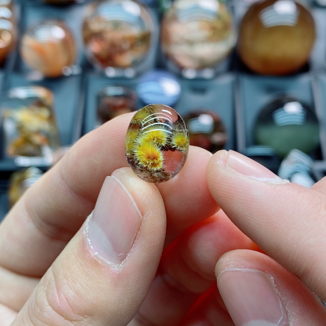 水晶戒指银S925镶嵌所****方水晶戒指