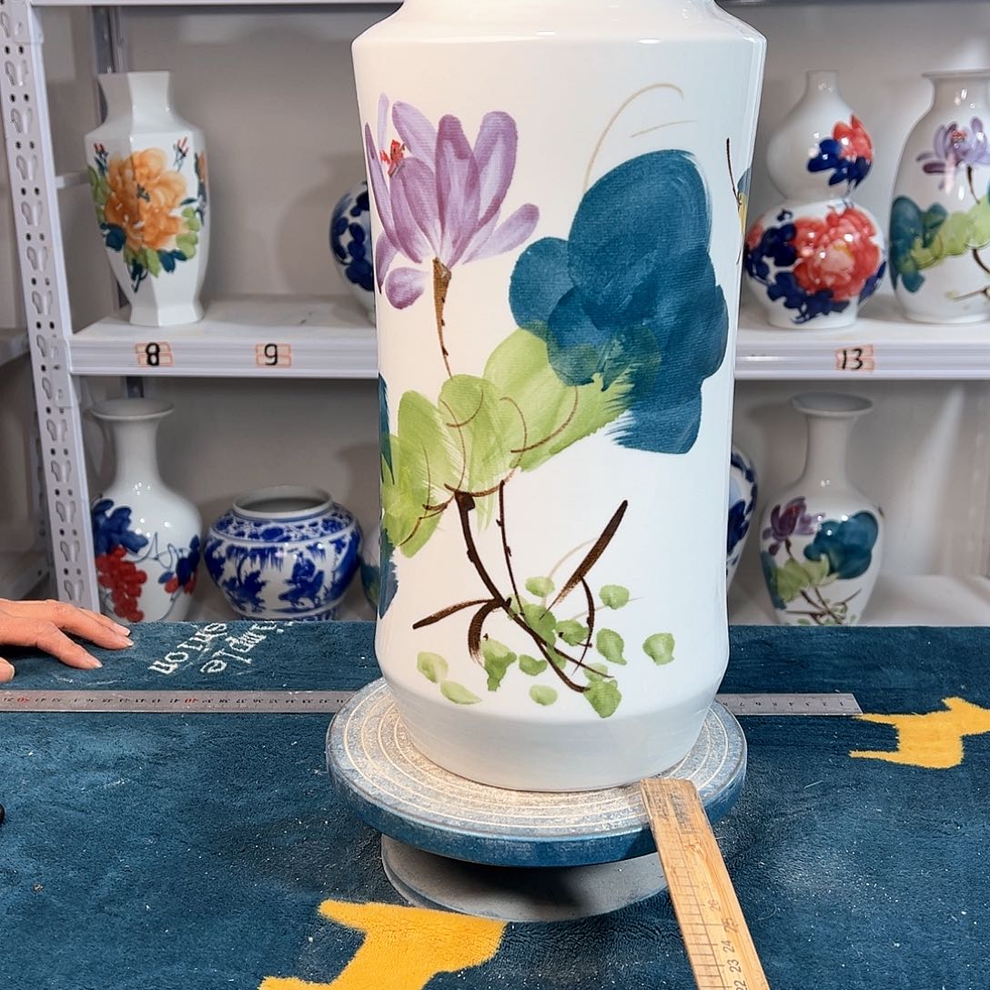 摆件景德镇陶瓷书鸟