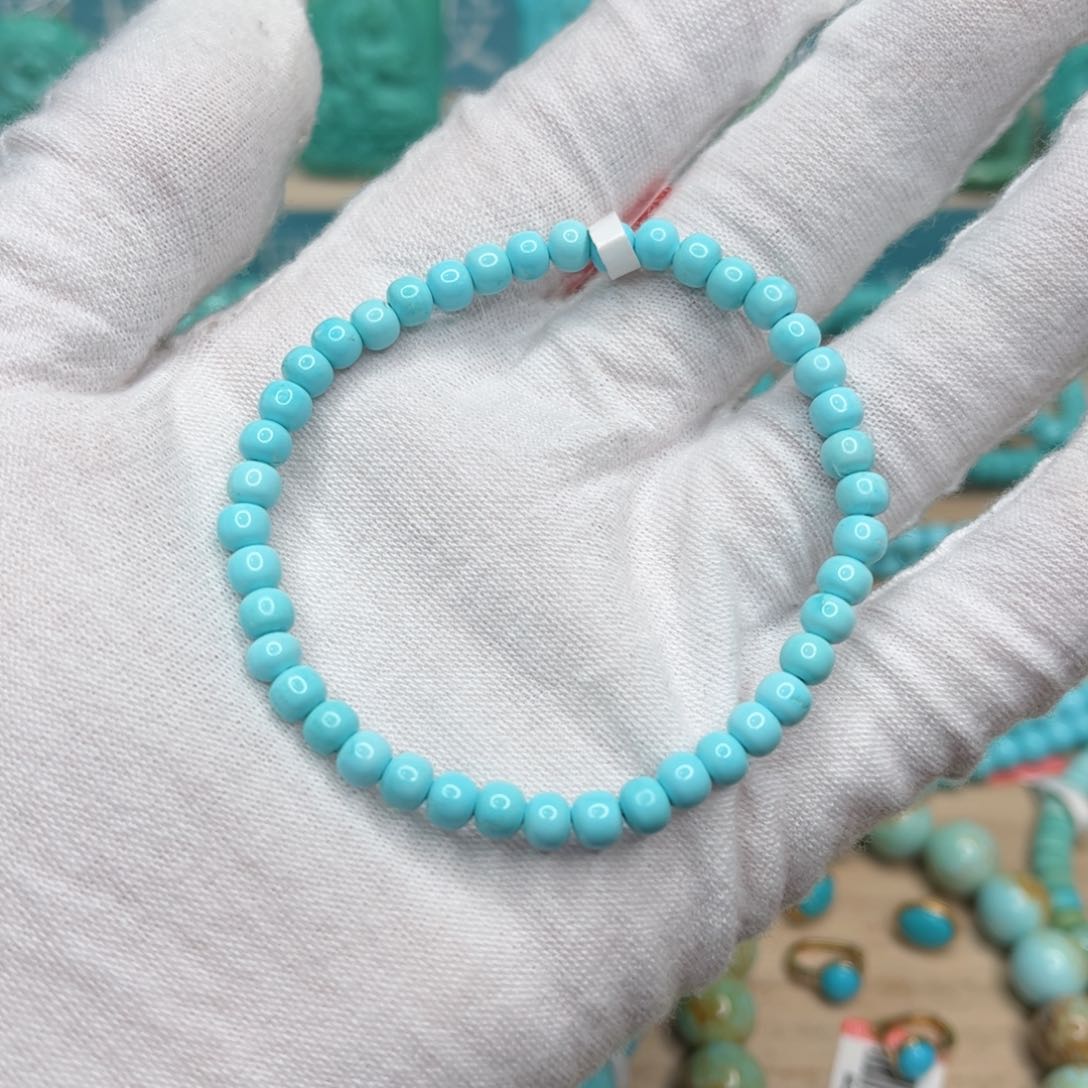 绿松石尺寸4.8未镶嵌