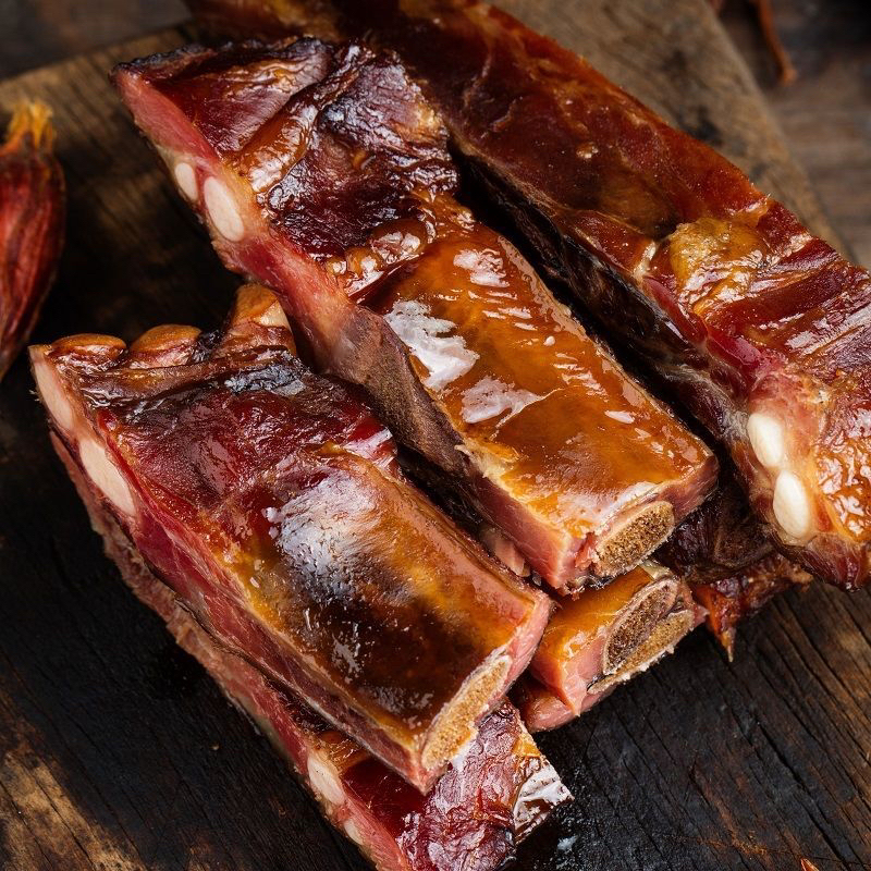 4斤福利腊脊骨 农家烟熏腊排骨 好吃香有嚼劲