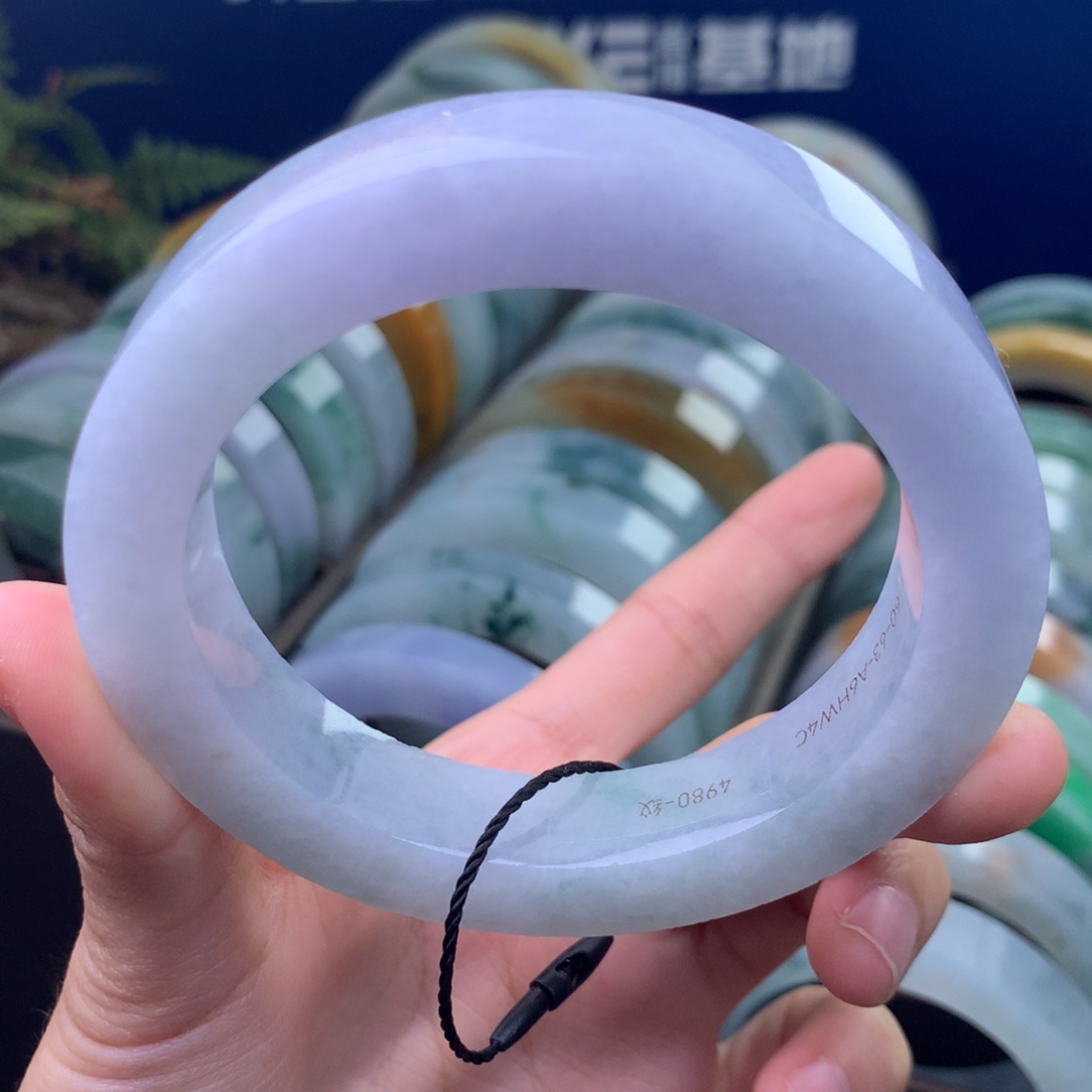 定制翡翠未镶嵌手镯定制