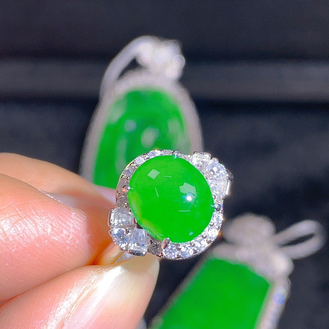 翡翠颈饰银S925镶嵌5699698588