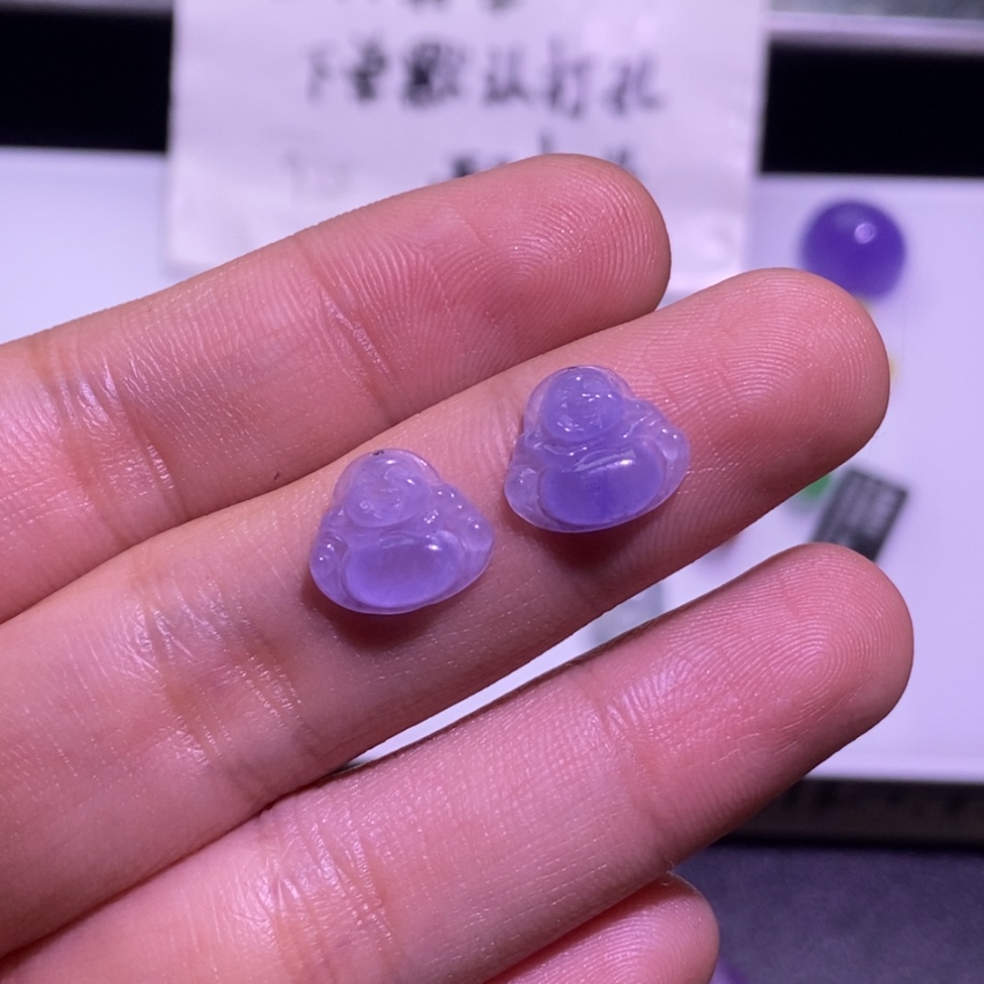 沉***F翡翠未镶嵌颈饰吊坠