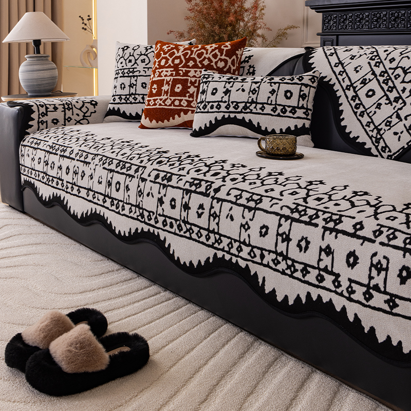 趣爸异形沙发垫四季通用2025新款防滑坐垫轻奢高级感异形沙发盖布