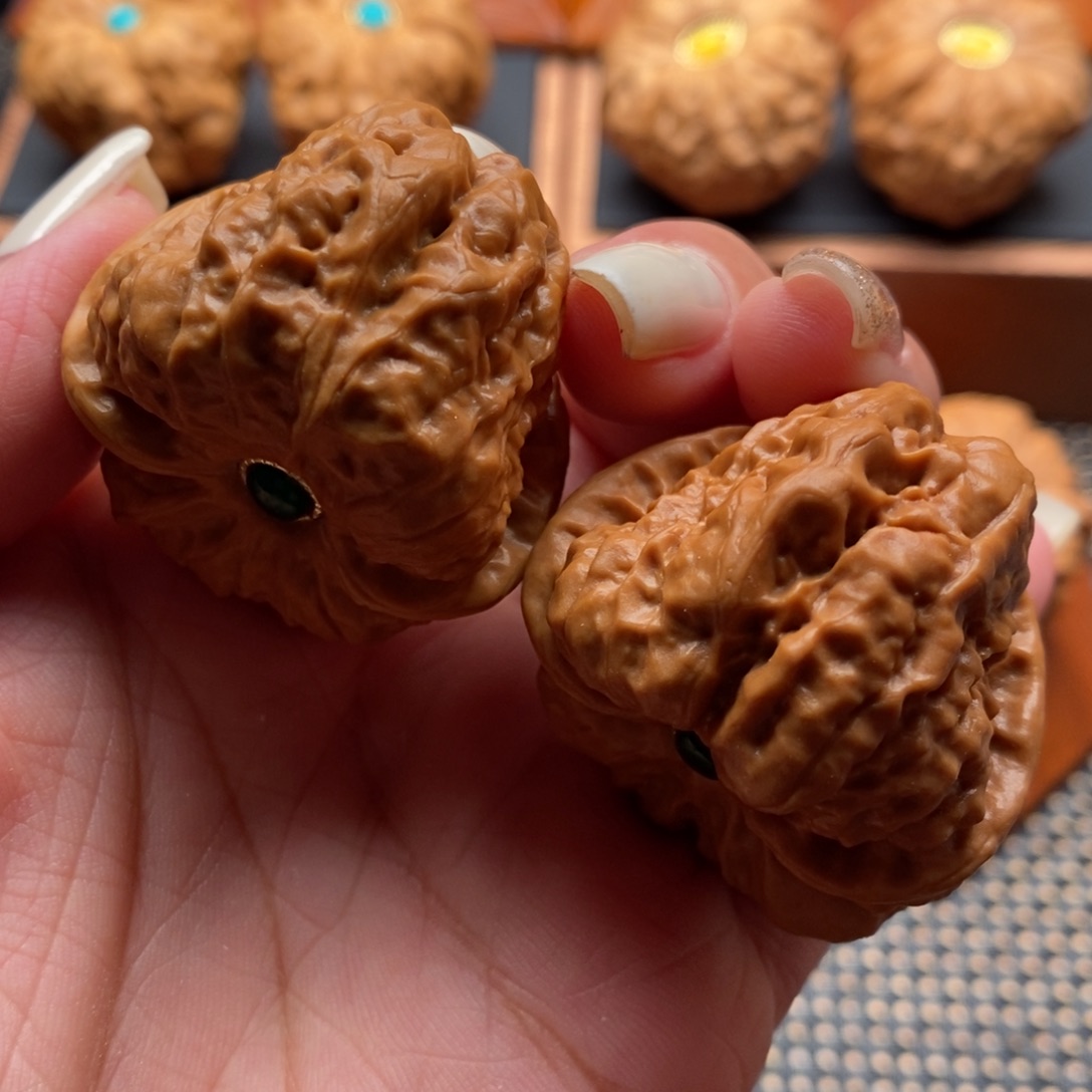 文玩核桃把件38尺寸哇哇