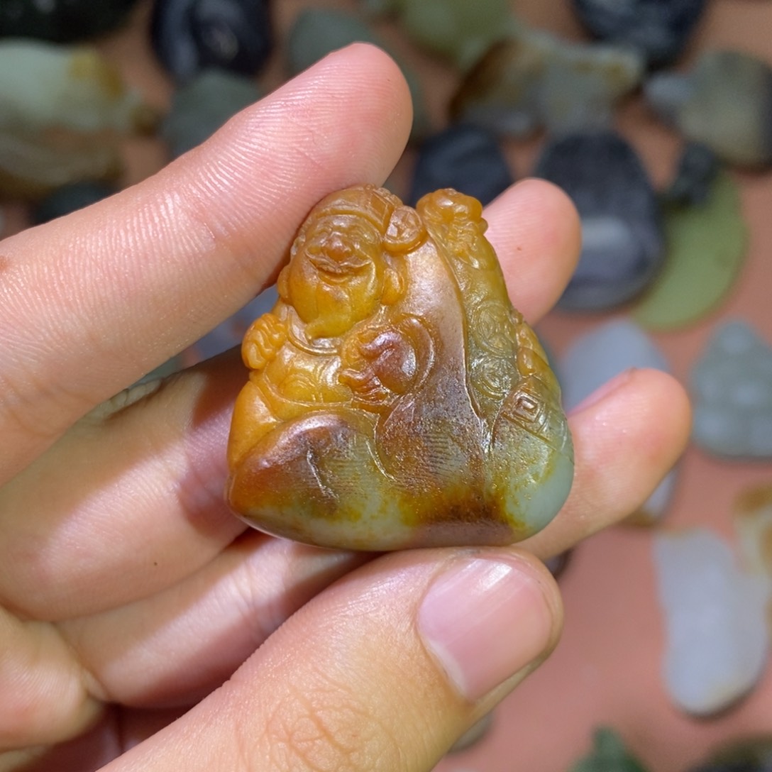 未镶嵌和田玉挂件老*号