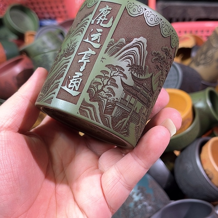 茶杯紫砂全手工紫砂主人杯