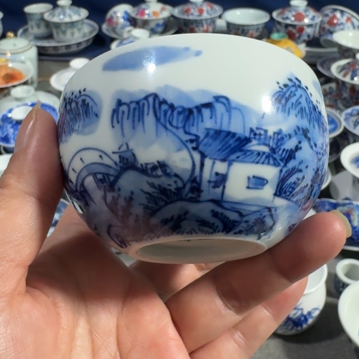 景德镇手工手绘杯