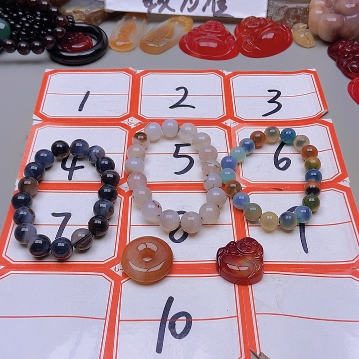 【闪购商品】未镶嵌玛瑙/玉髓珠宝半成品美