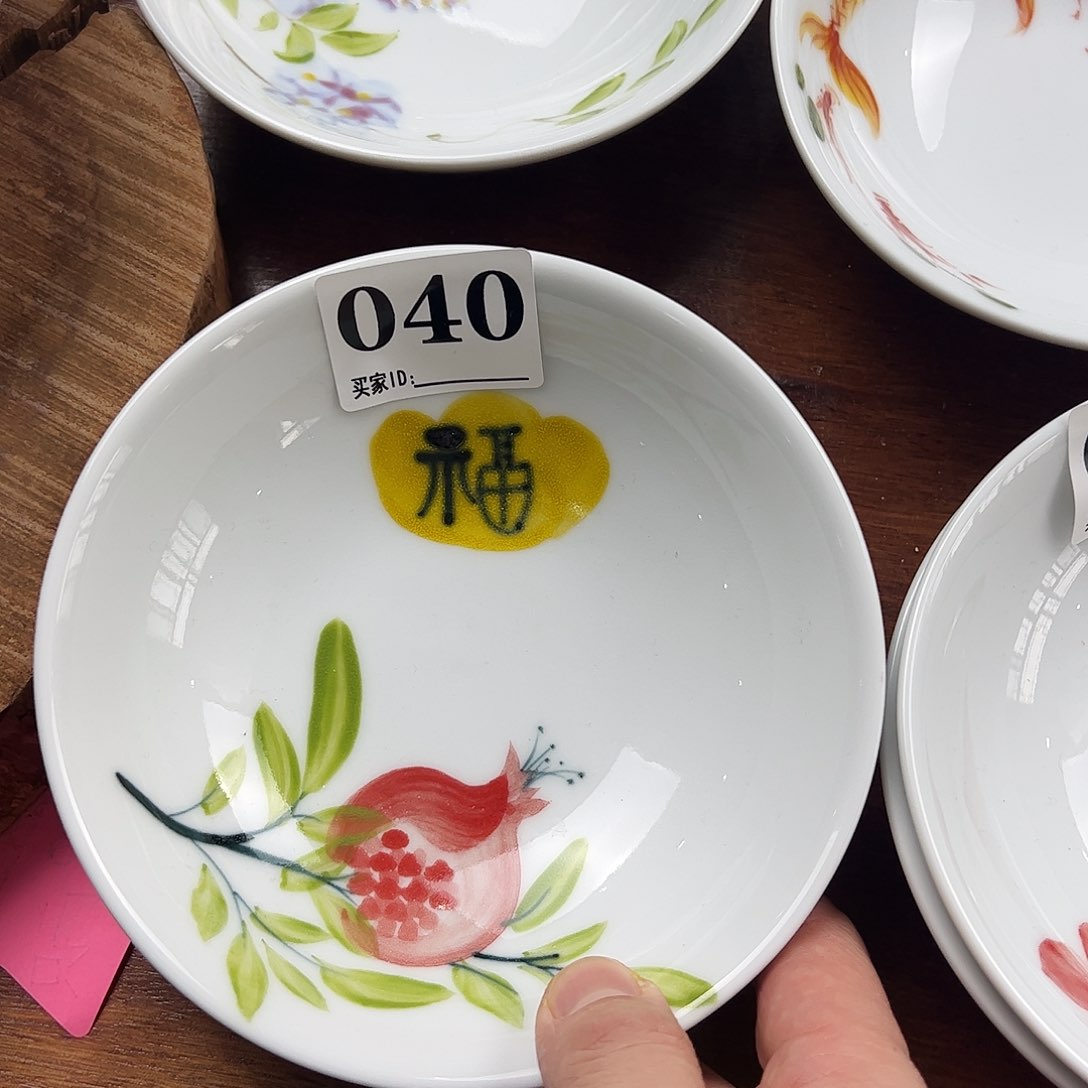 瓷片景德镇陶瓷手工手绘制作