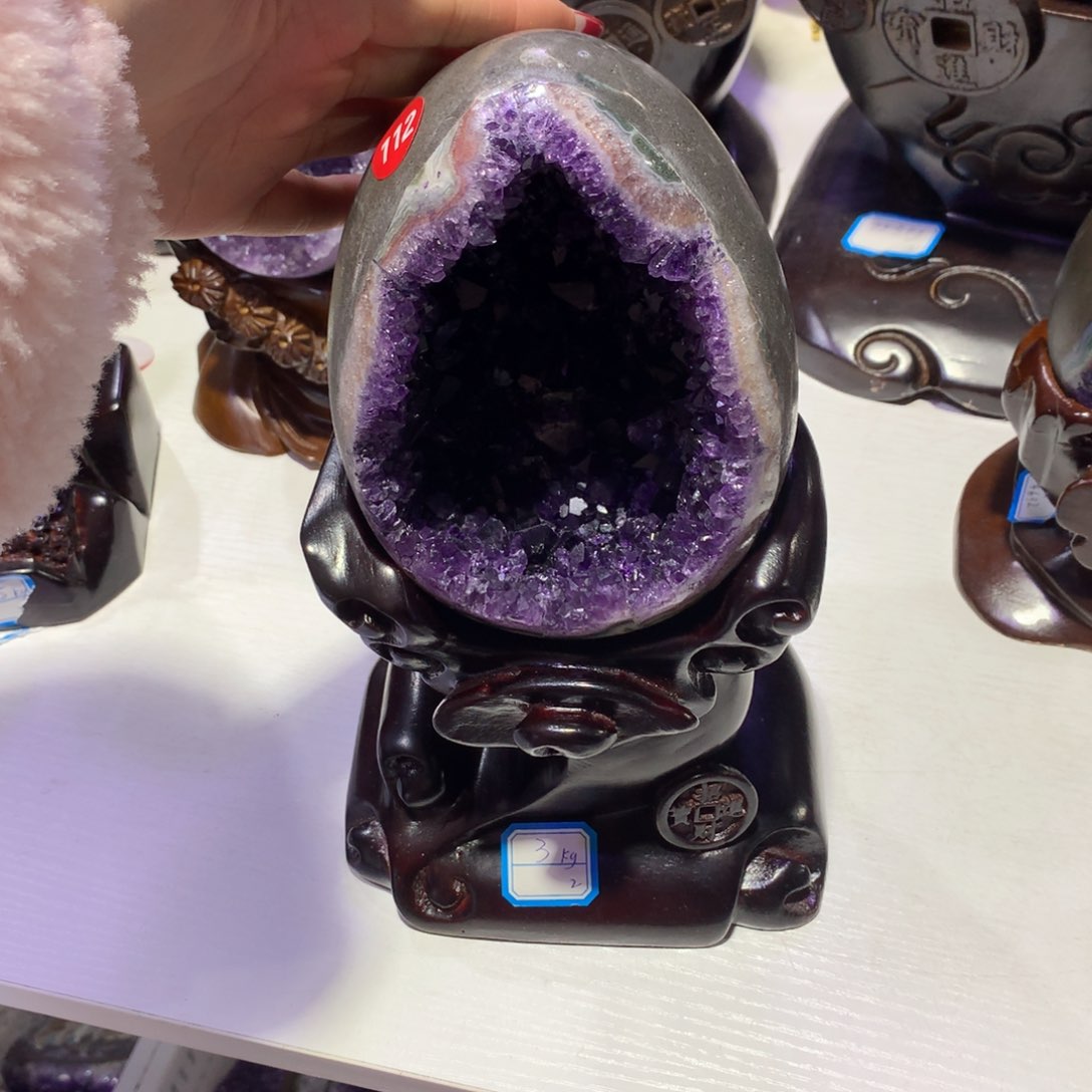 水晶摆件婷未镶嵌