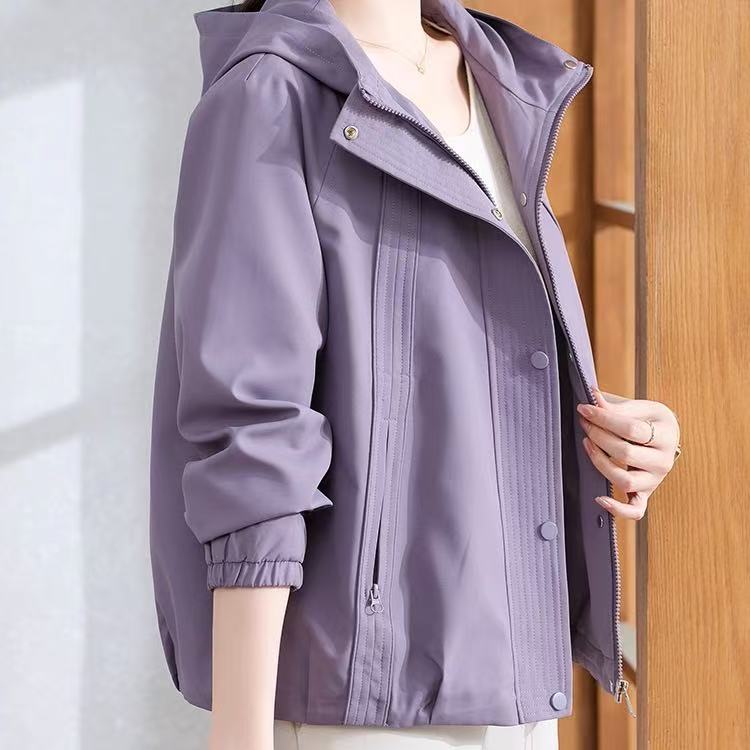 7044 YS春装外套时尚减龄春秋洋气短款夹克上衣