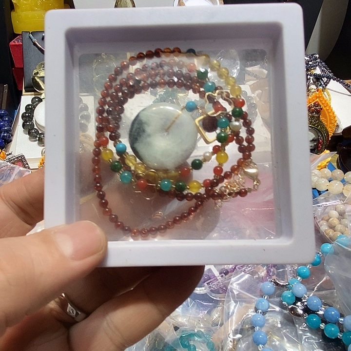 玛瑙/玉髓未镶嵌颈饰100