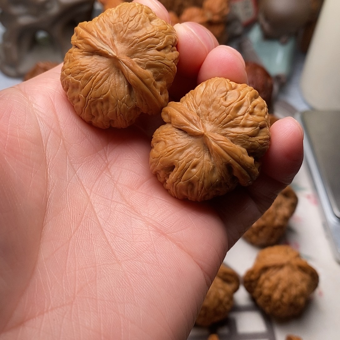 文玩核桃把件元宝