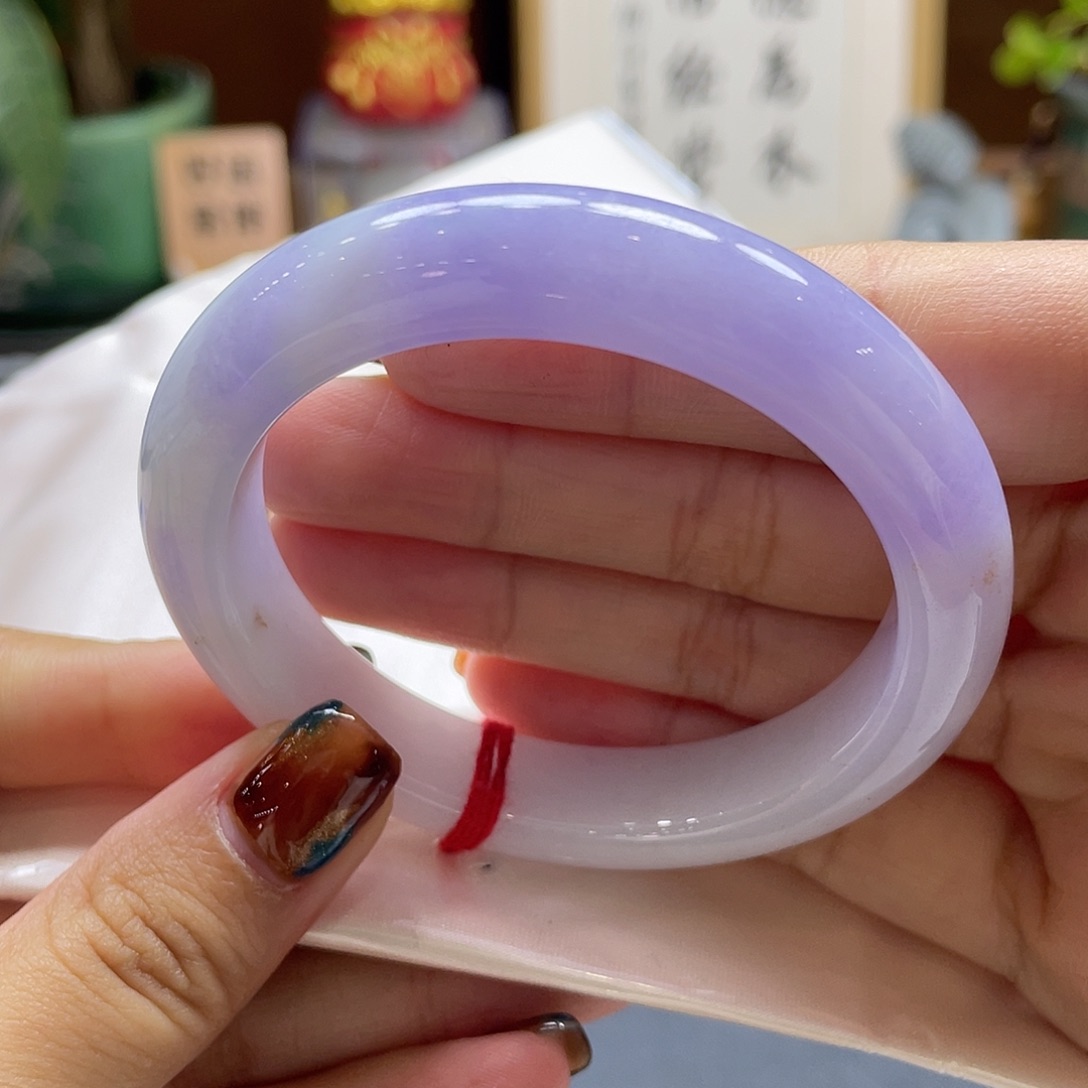 翡翠未镶嵌手镯18号