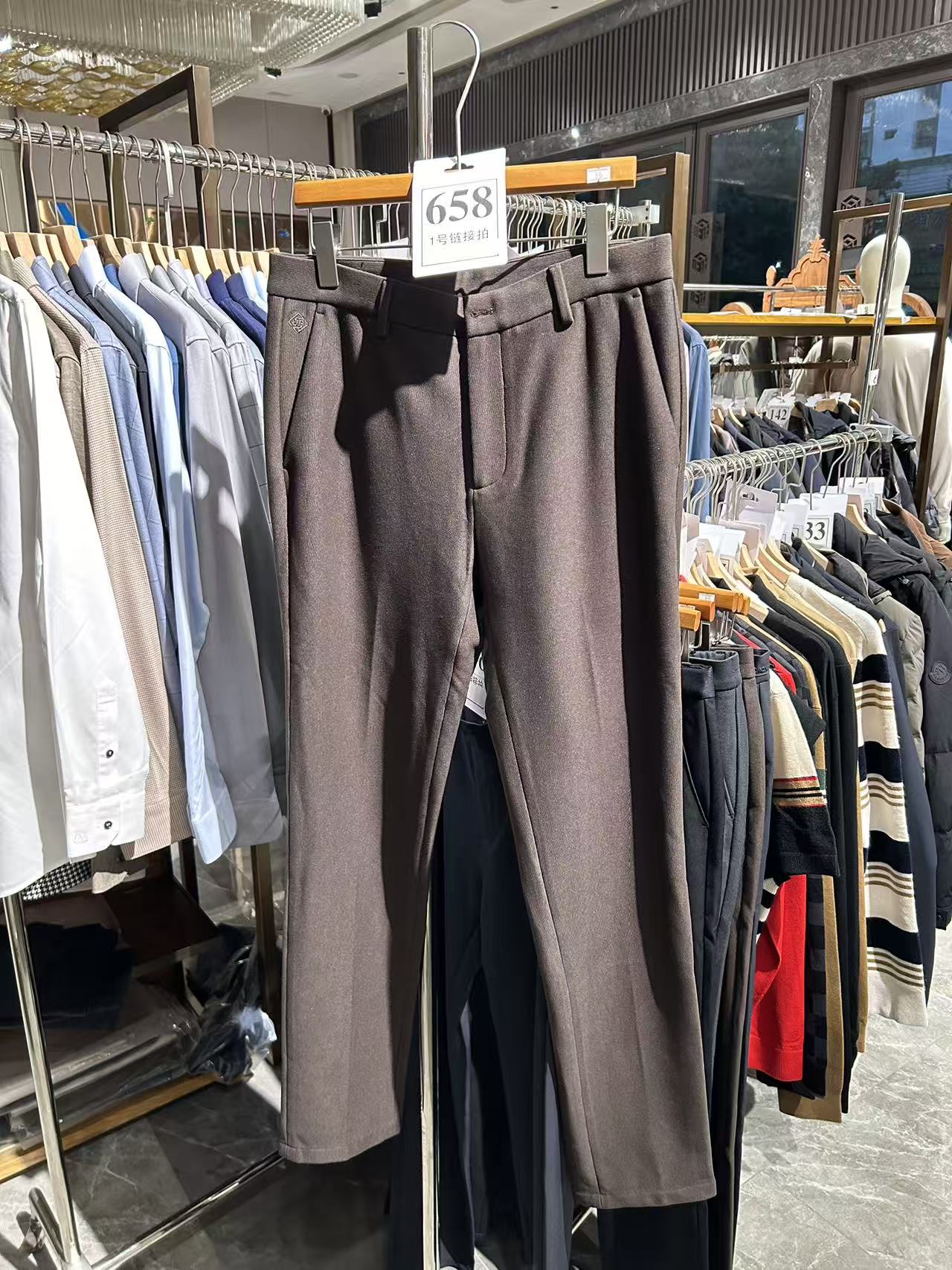 【牙哥夫妇】A658#男装商务休闲裤