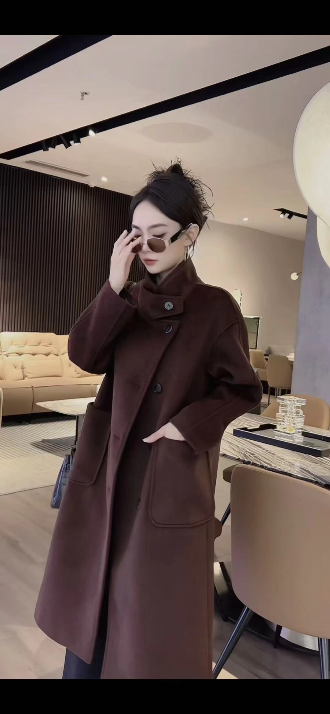 韩范新年洋气大衣