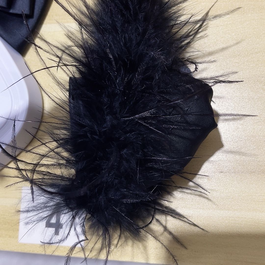 皮质铁合金蝴蝶结发夹