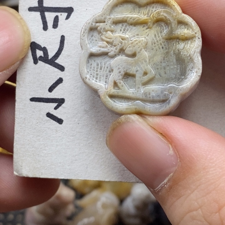 硅化珊瑚（珊瑚玉）未镶嵌颈饰