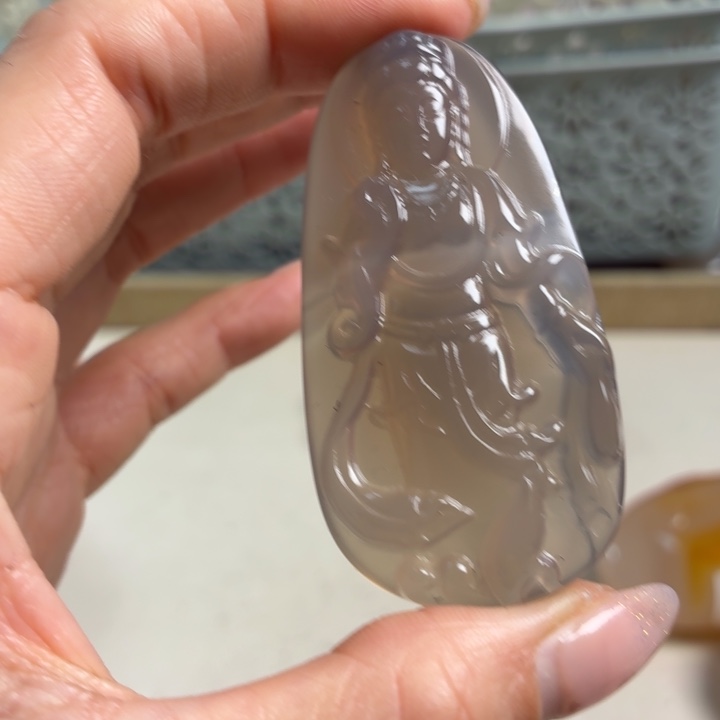 玛瑙/玉髓未镶嵌吊坠(不含链)