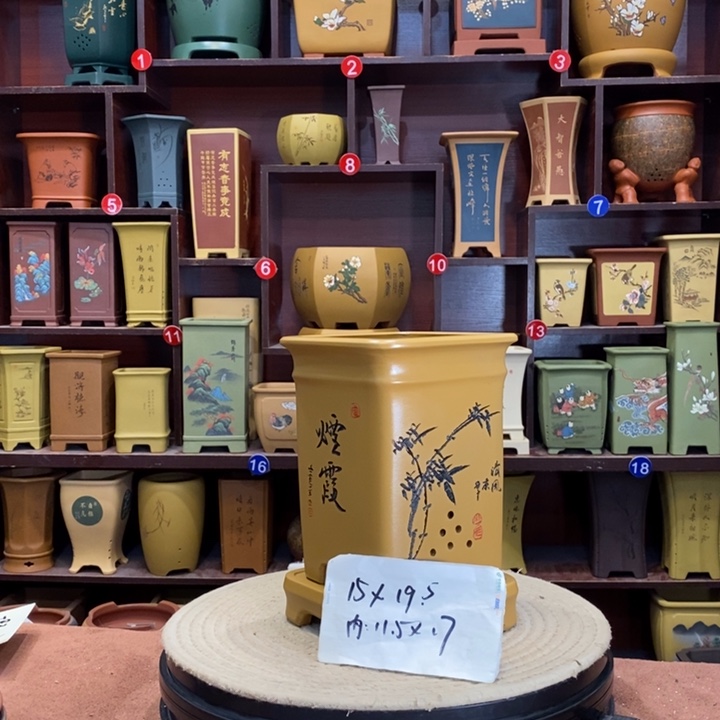 紫砂花盆紫砂花盆