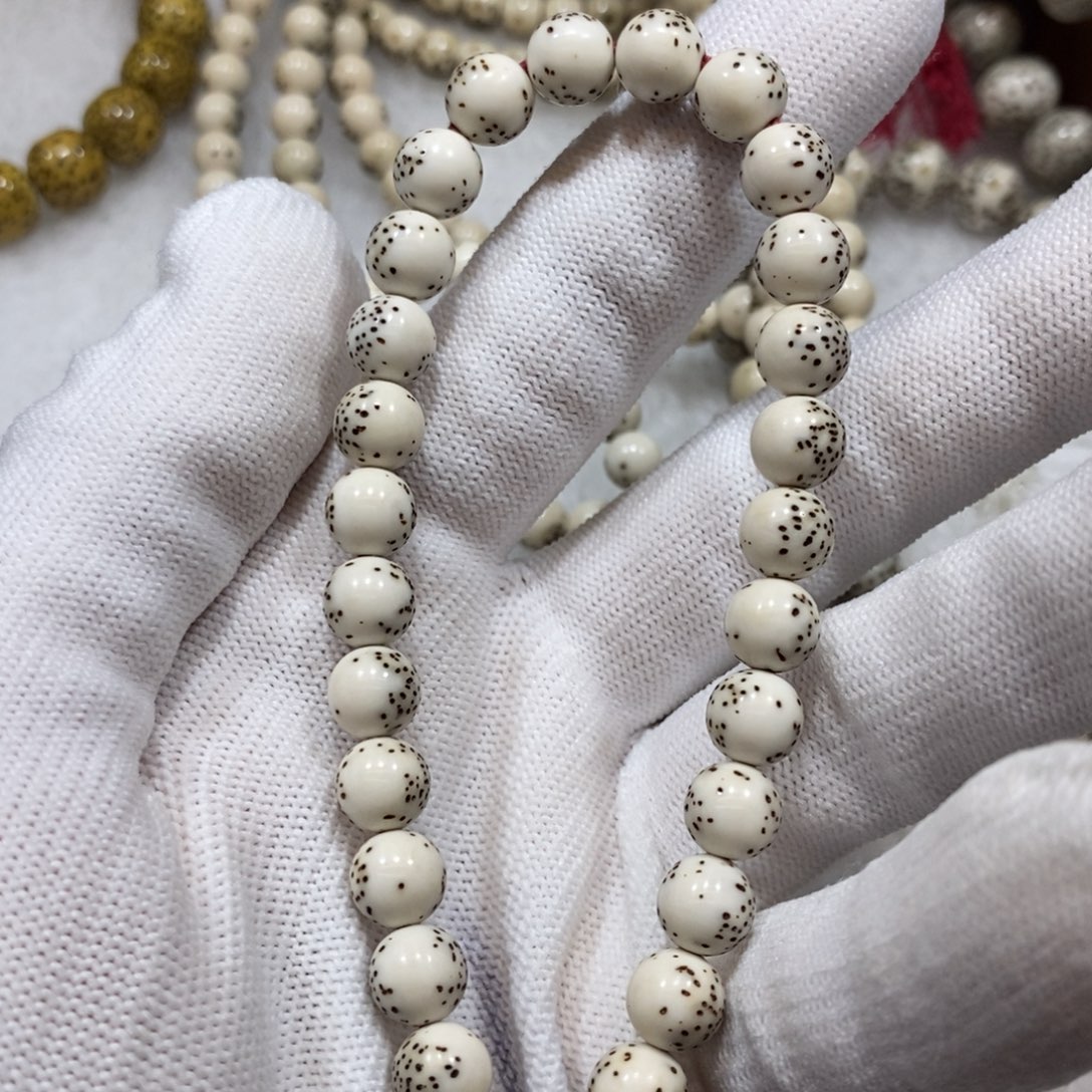 星月菩提手串骨瓷白8