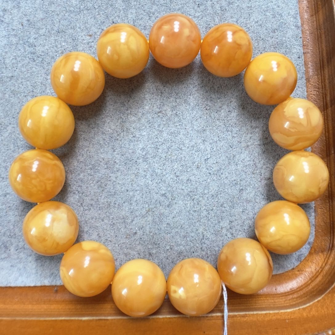 未镶嵌蜜蜡手串蜜蜡手串