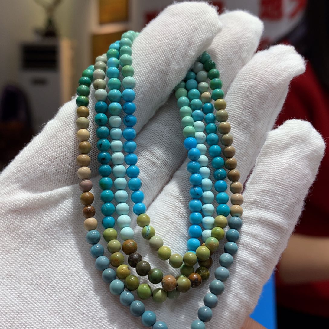 绿松石长链未镶嵌