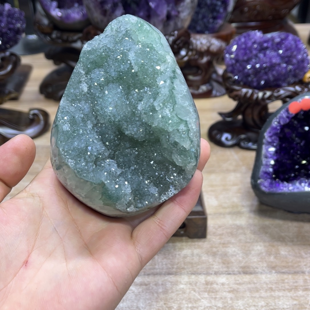 紫晶摆件未镶嵌摆件