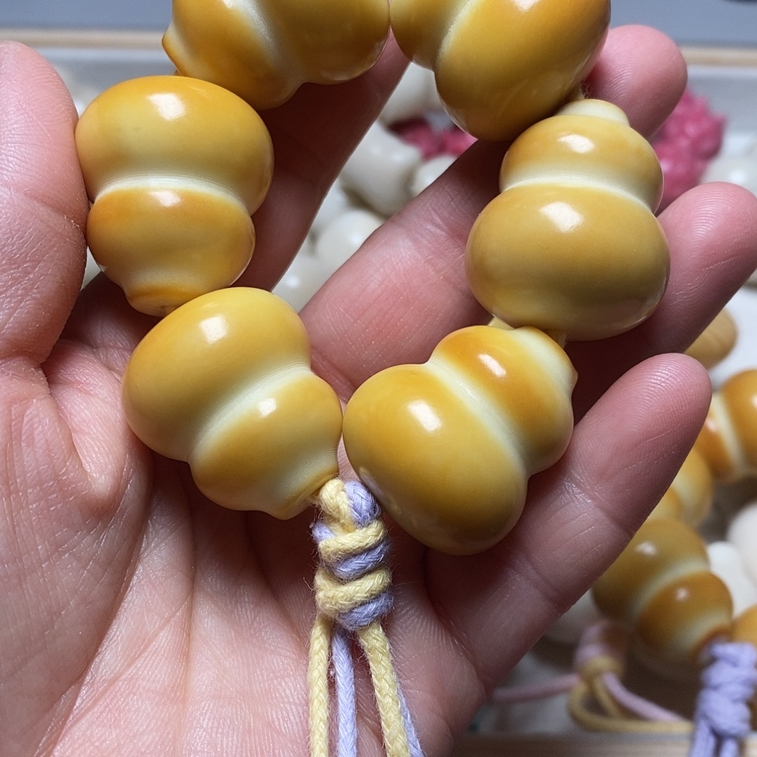 睡****菩提根/象牙果吊坠微瑕疵葫芦手捻