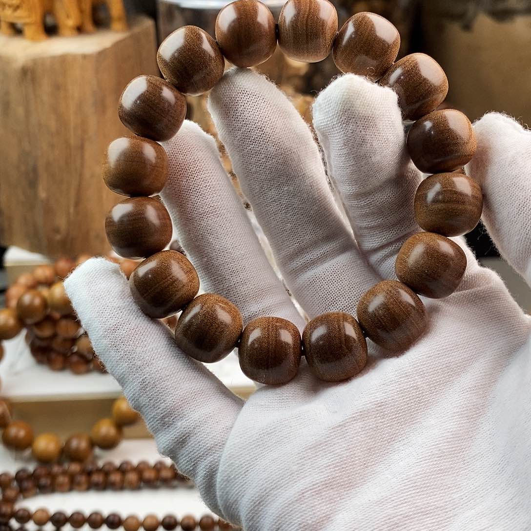 檀香木其他横纹黑肉老山檀香13*14全品