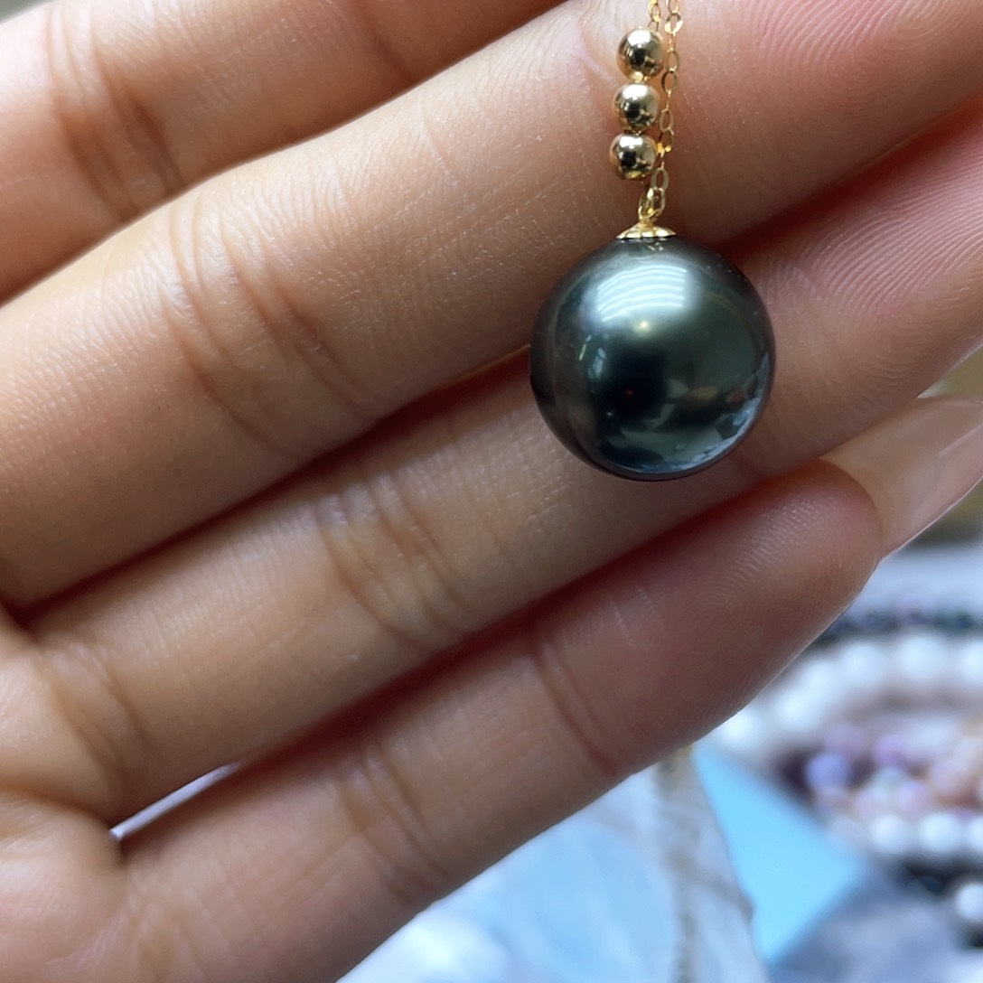 海水珍珠颈饰18K金镶嵌