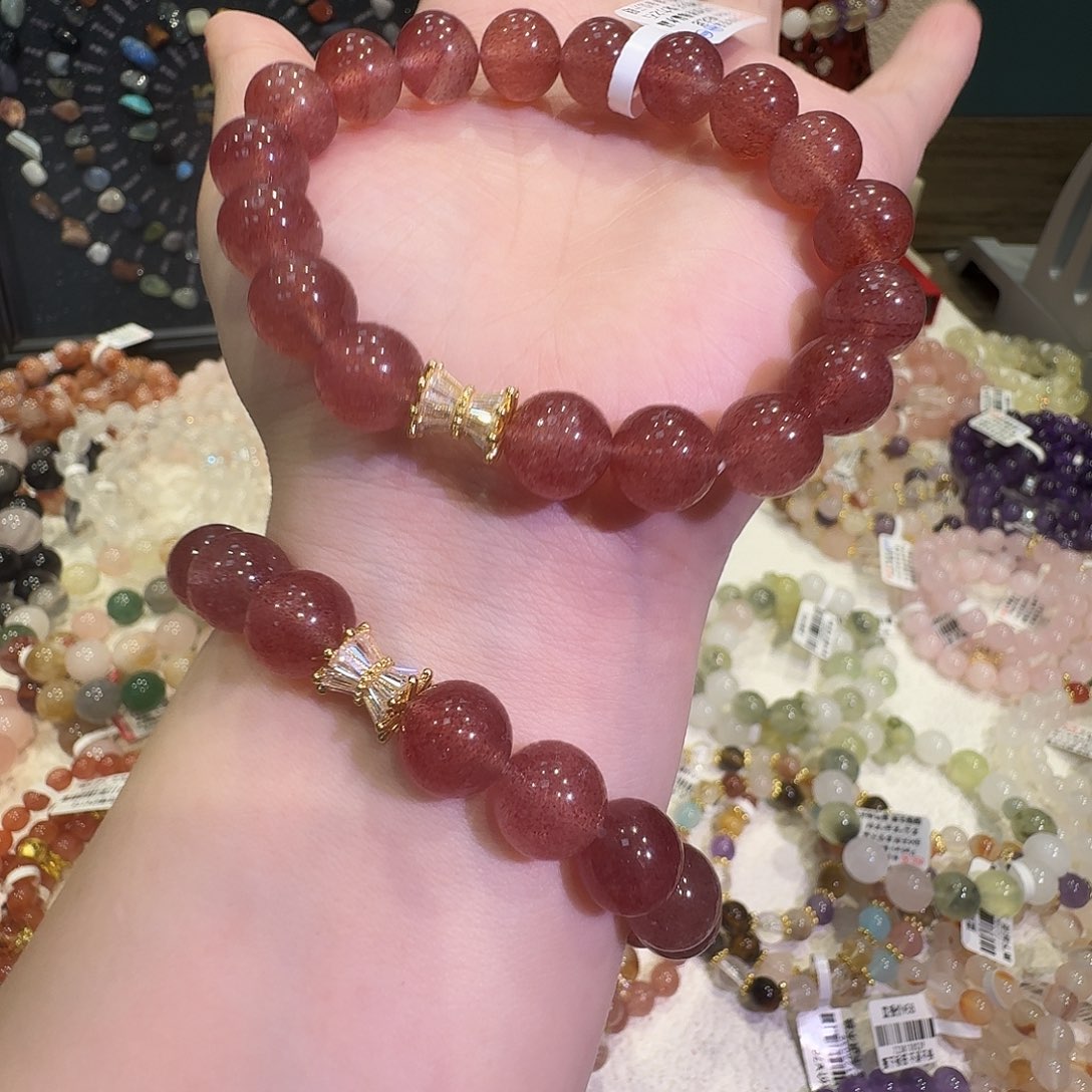 14K金镶嵌手链水晶10MM