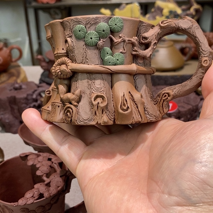 俞***关紫砂茶杯全手工制作