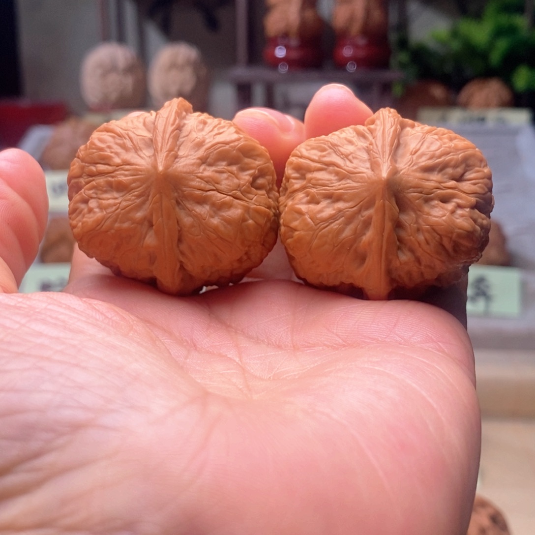 把件文玩核桃红方印