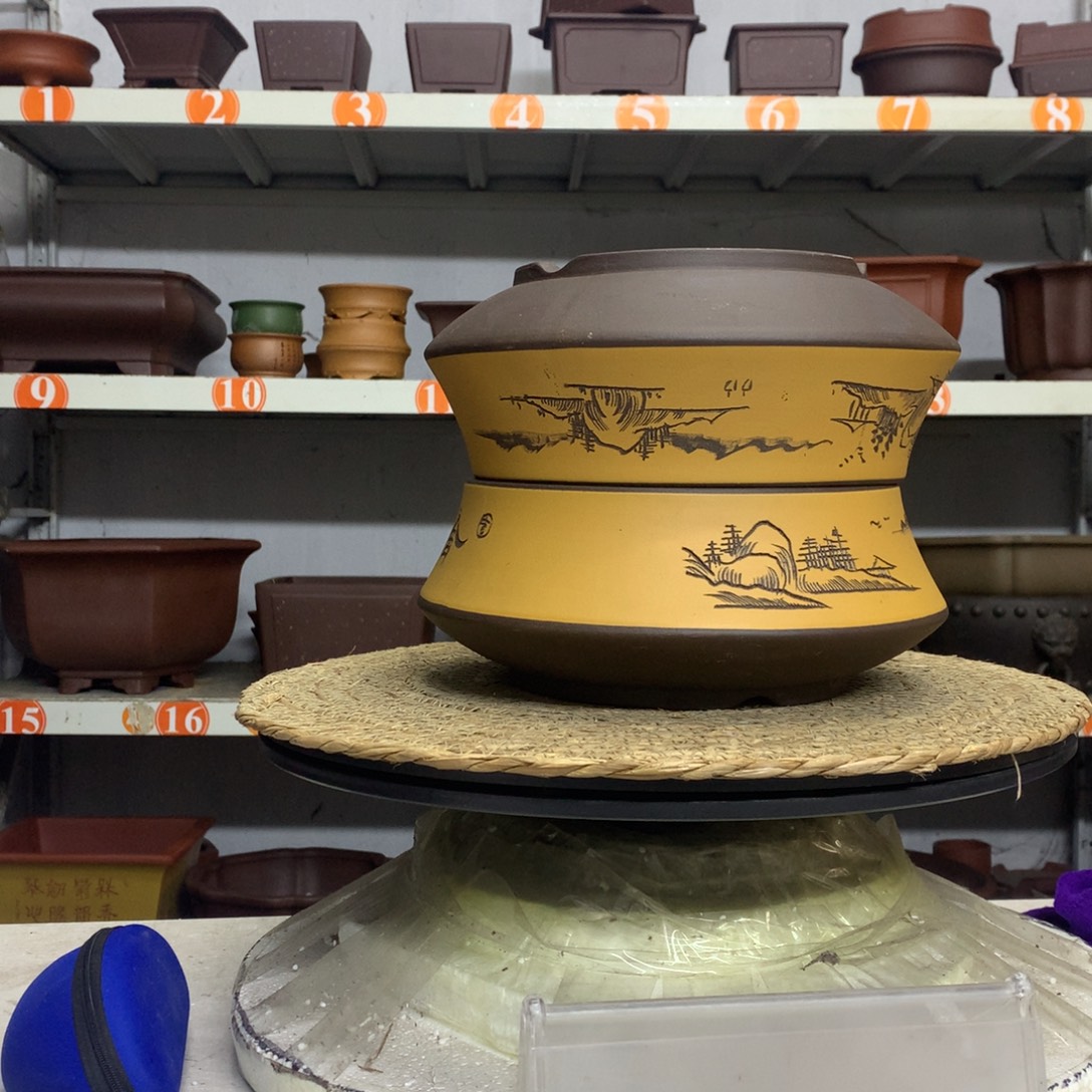 紫砂花盆精品紫砂花盆包邮