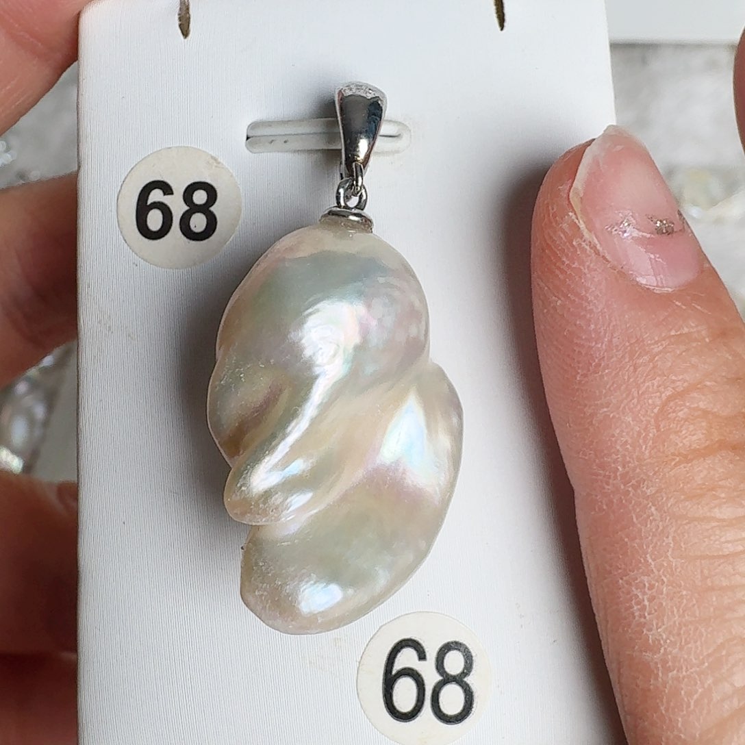 淡水珍珠颈饰银S925镶嵌