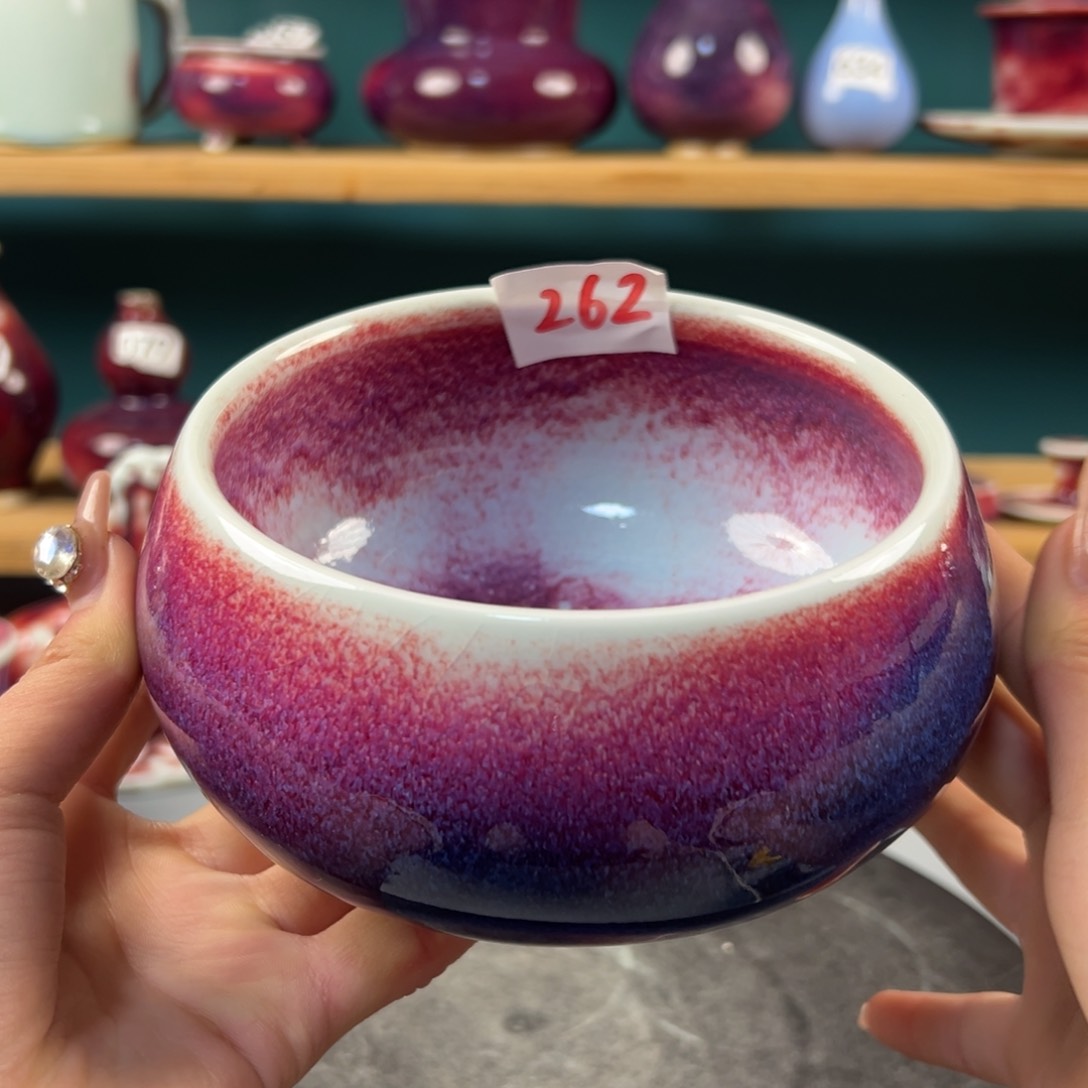 瓷片微瑕水洗纯手工