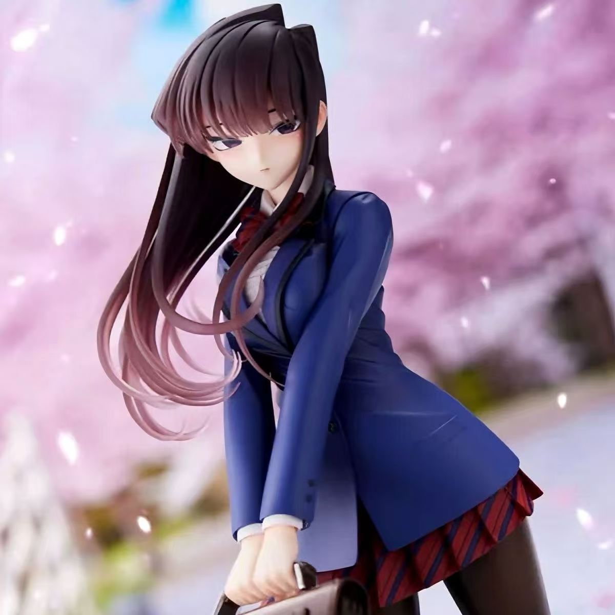 有交流障碍症美少女古见硝子同学站姿制服提箱手办模型