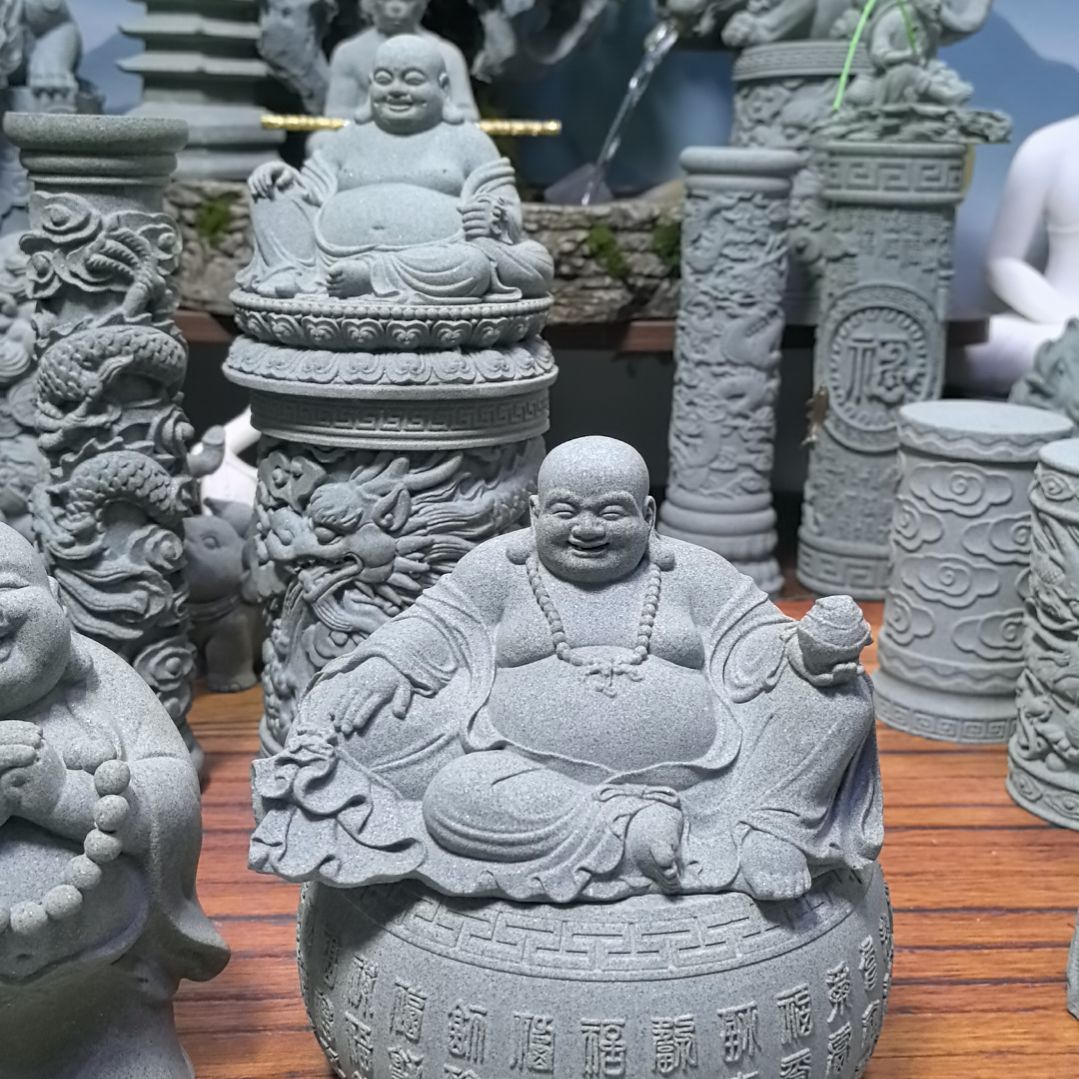 人造石青砂石造景摆件