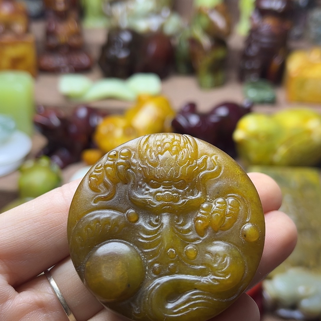 白玉菩提吊坠0000