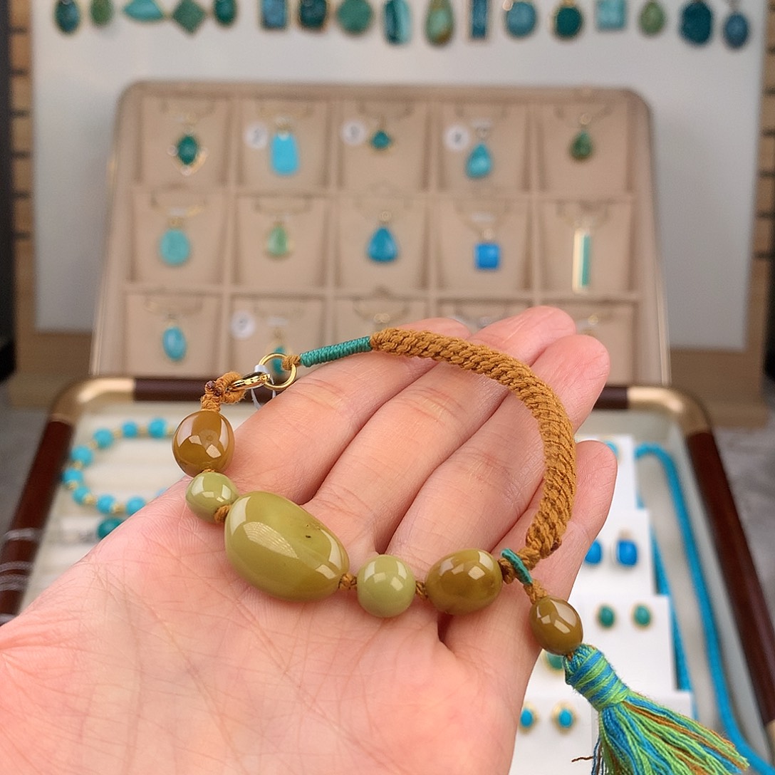 绿松石未镶嵌手链