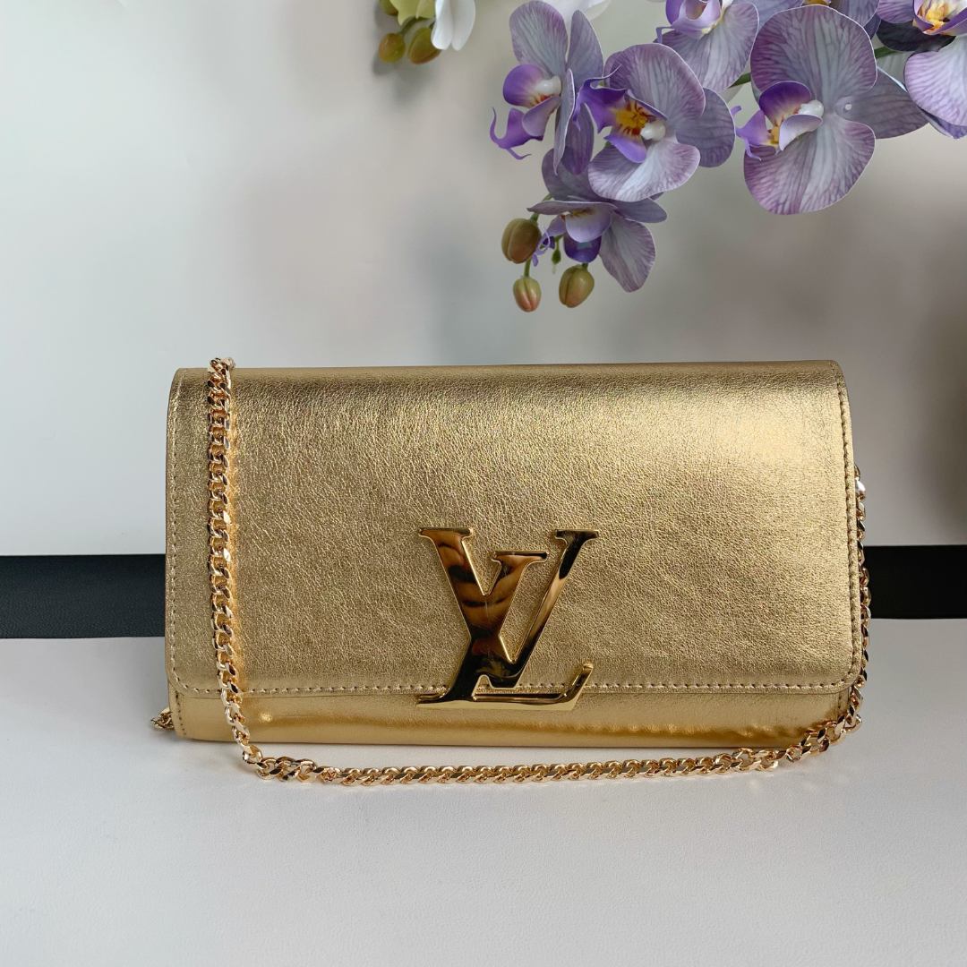 99新 LouisVuitton/路易威登 【闲置】lv louise 大woc 金属色